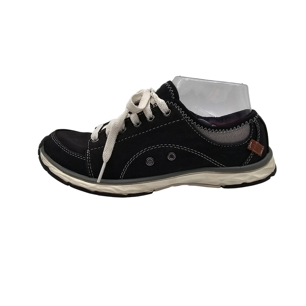 Jambu Shoes Womens Size 6.5‎ Black White Casual Lace Up Comfort Walking Sneakers